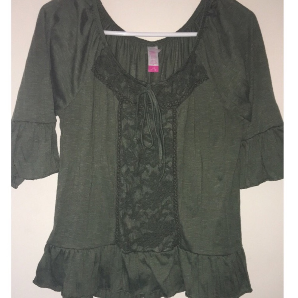 Green Half arm Shirt